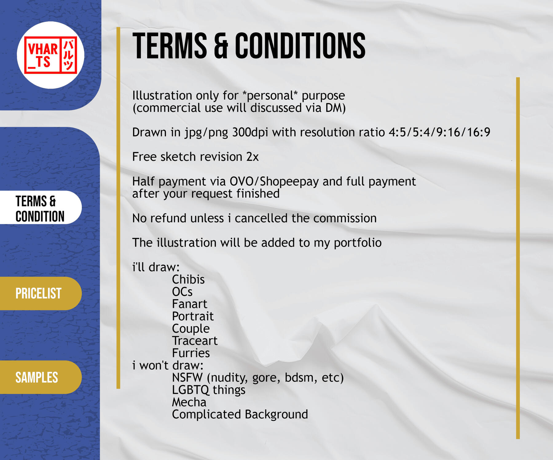 Terms and Conditions